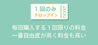 １回のみ支払う
